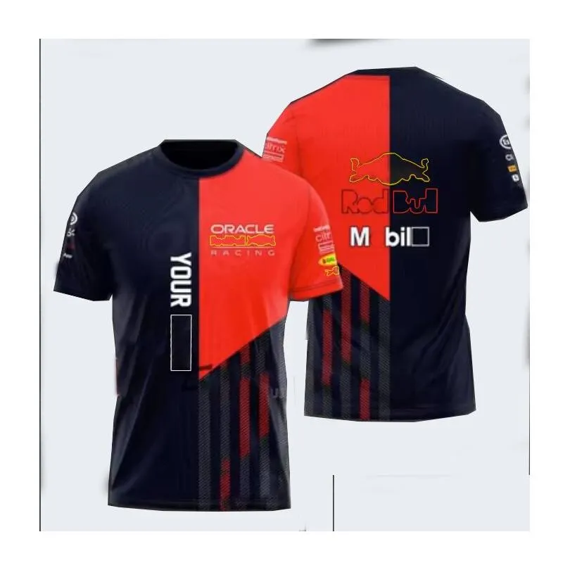 Motorcycle Apparel F1 Forma 1 Racing T-Shirt New Summer Short-Sleeved Jersey With Custom Drop Delivery Automobiles Motorcycles Motorcy Dhpt4