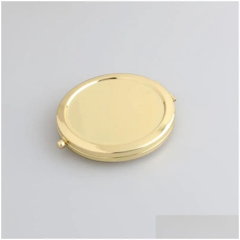 Compact Mirrors Portable Folding Mirror Makeup Cosmetic Pocket For Mirrors Beauty Accessories Fast Drop Delivery Health Beauty Makeup Dhoqc