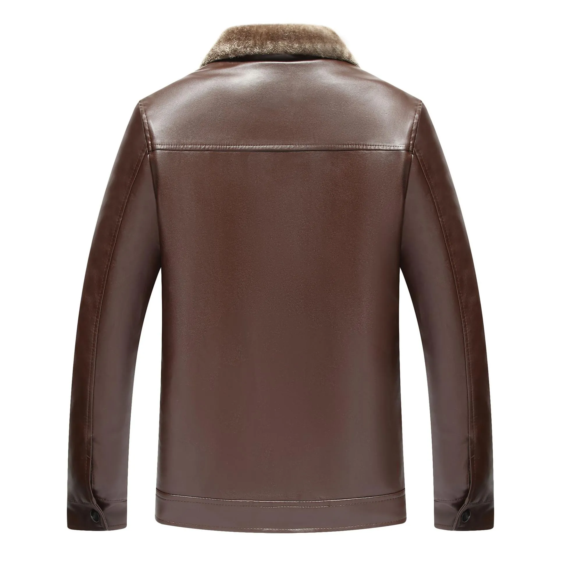 DHgate.com:Genuine Leather Jacket: Mens Casual Spring Autumn