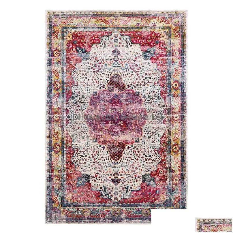 carpets turkey style rugs and carpet for living room vintage american rug 200x290cm thick bedroom bedside mat 