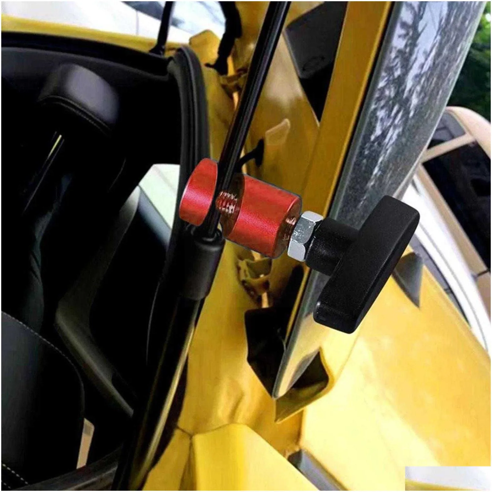 Car Other Auto Electronics New Aluminum Hood Holder Trunk Air Pressure Anti-Slip Fixing Lifting Clamp Rod Tools Support Lift Engine E Dh2Vx