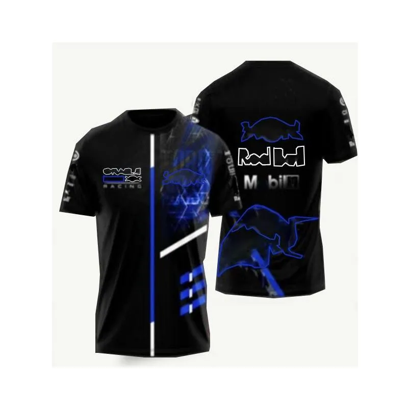 Motorcycle Apparel F1 Racing Short Sleeve T Shirt Summer Team Round Neck Same Customized Drop Delivery Automobiles Motorcycles Motorcy Dhkla