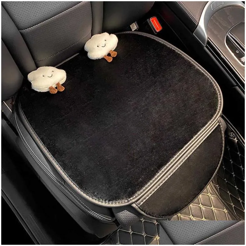 Other Interior Accessories New Cute Cartoon Cloud Styling Car Accessories Soft P Seat Er Interior Cushion Winter Seats Ers Drop Delive Dhncl