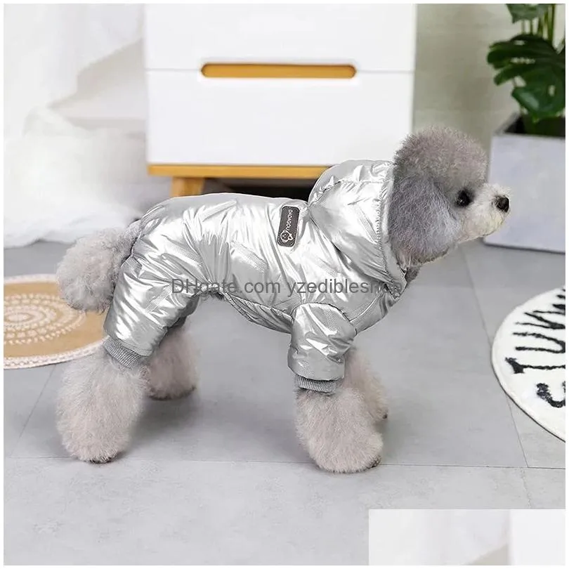 jackets winter dog costume warm puppy down jacket lightweight outdoor windproof snowsuit pet clothes for small dogs french bulldog pug