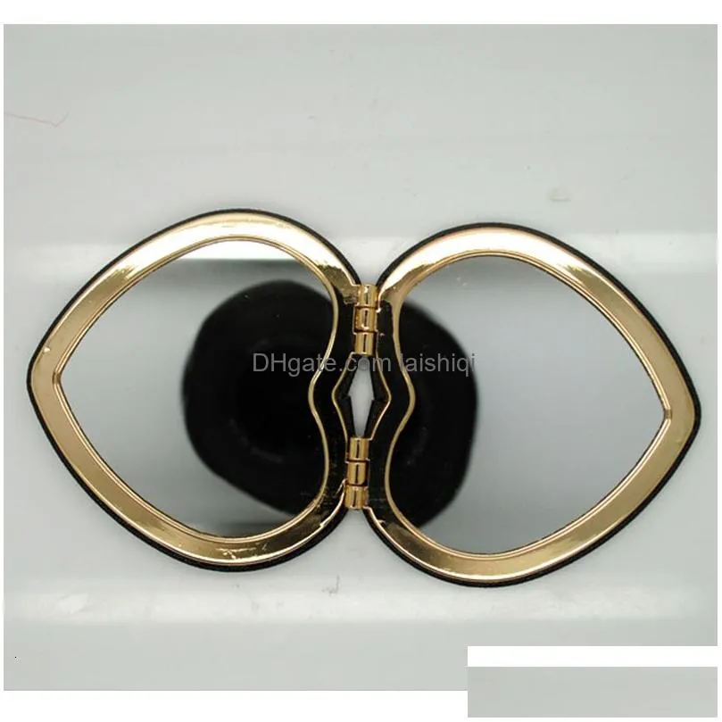 mirrors compact mirrors small bee mini makeup mirror compact pocket mirror portable doublesided folding mirror 230529