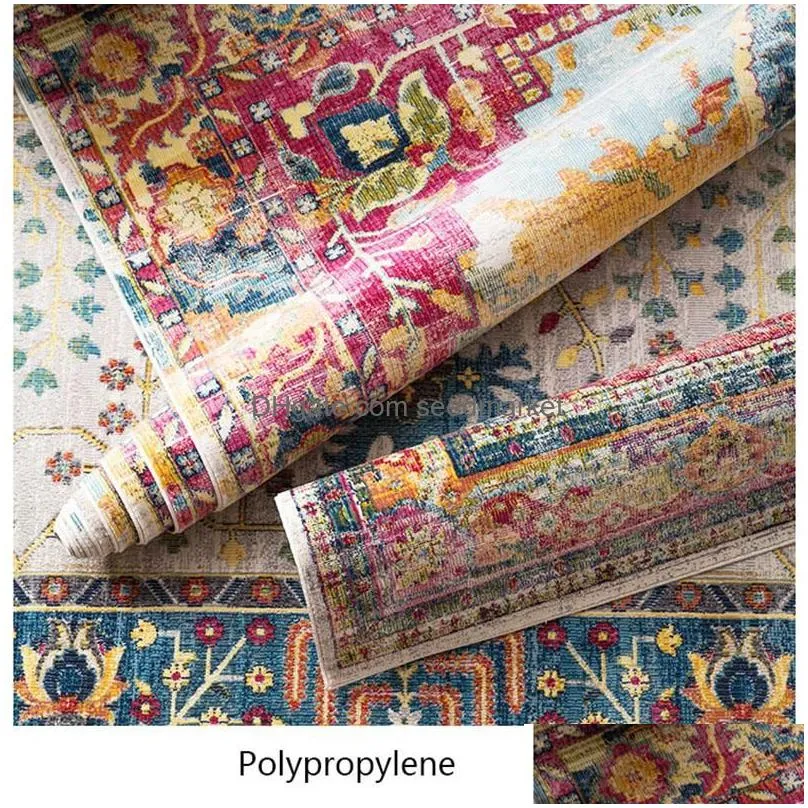 carpets turkey style rugs and carpet for living room vintage american rug 200x290cm thick bedroom bedside mat 