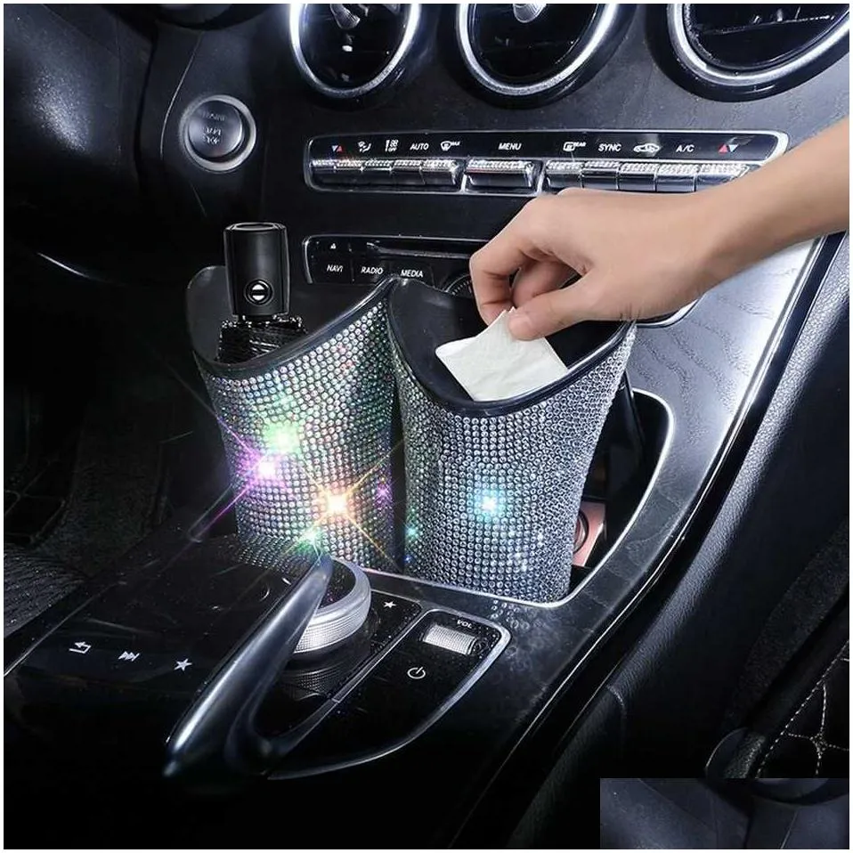 Interior Decorations New Car Umbrella Holder Storage For Seats Tidying Bling Accessories Drop Delivery Automobiles Motorcycles Interio Dhl7F