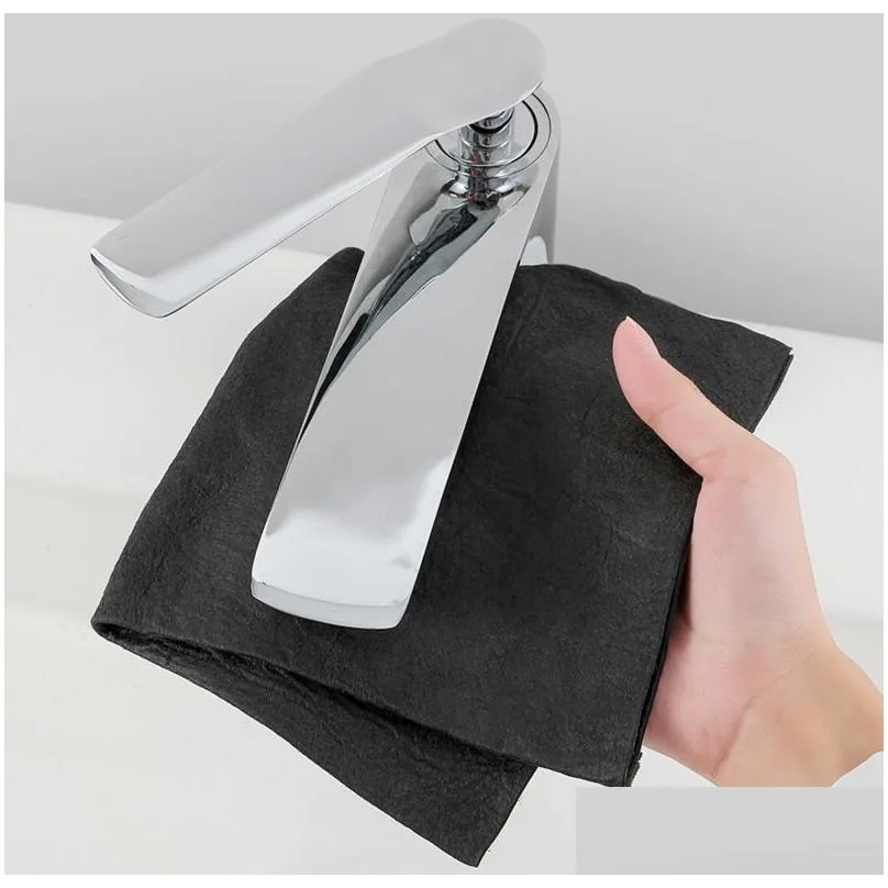 Cleaning Cloths Thickened Cleaning Cloth No Watermark Glass Wi Reusable Window Softer Rag Kitchen Drop Delivery Home Garden Housekeepi Dhxnz