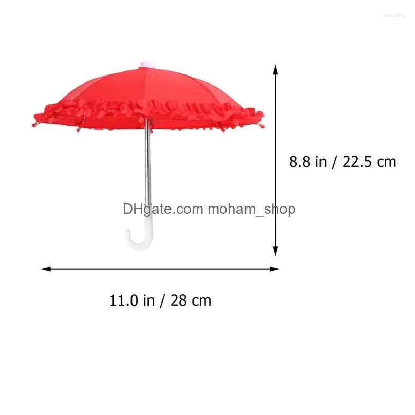 umbrellas 6 pcs cute mini umbrella child childrens toys decorative adorn cloth pography prop