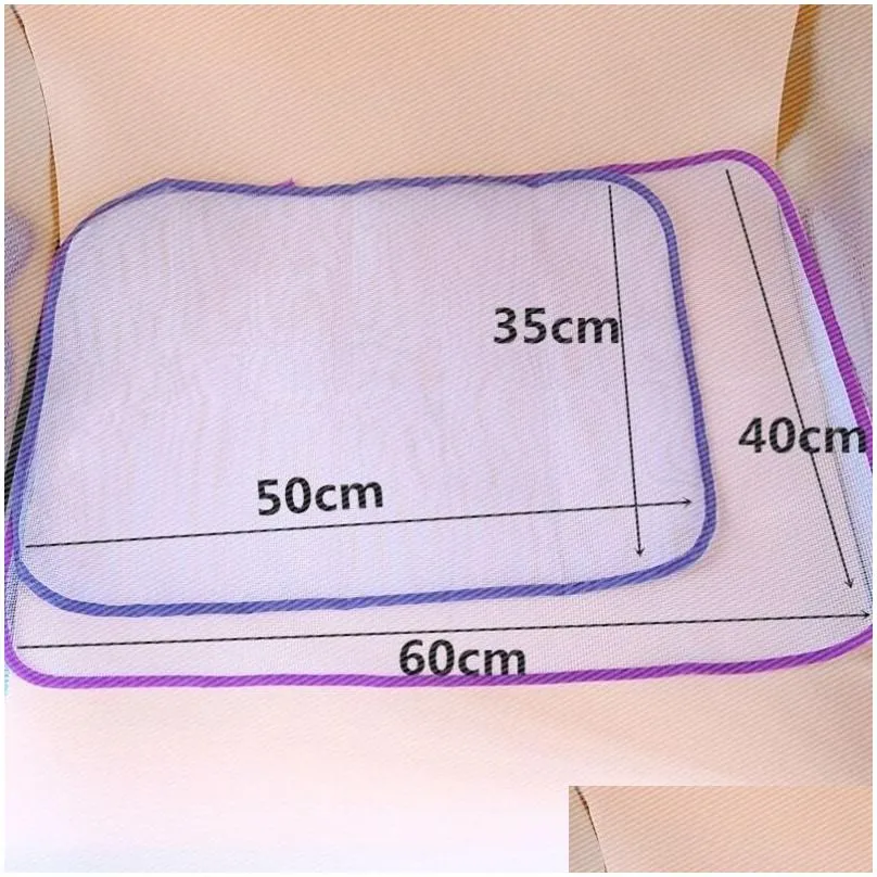 Ironing Boards Cloth Protective Press Mesh Insation Ironing Board Mat Er Against Pressing Pad Mini Iron Random Colors Drop Delivery Ho Dh5Wc