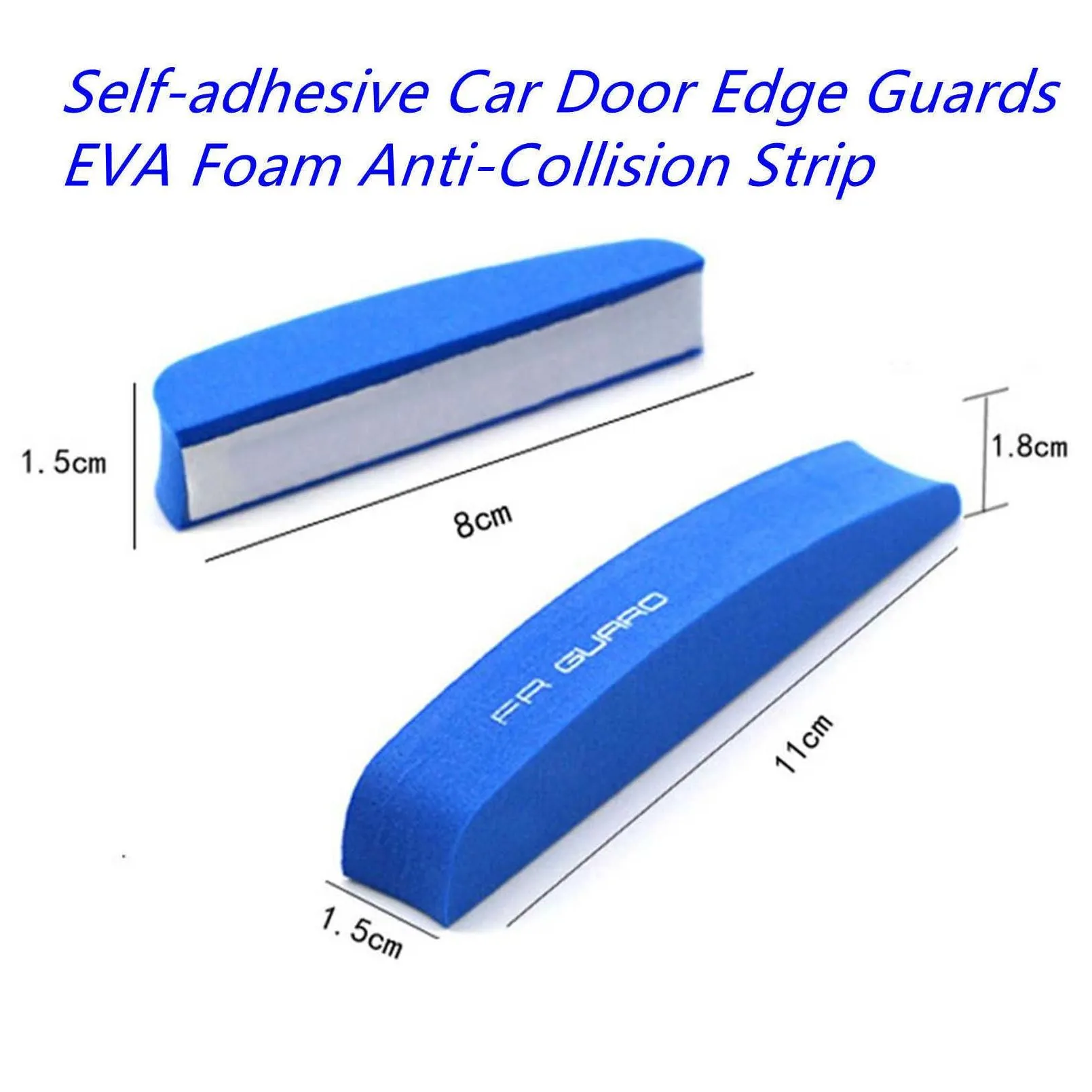 Car Stickers New 1Pcs Car Door Bumper Strips Edge Guards Eva Foam Anti-Collision Strip Guard Protector Anti-Scratch Sticker Accessorie Dhtez