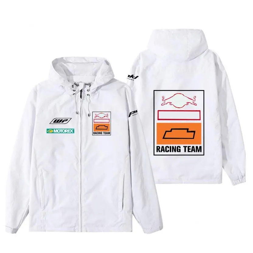 Motorcycle Apparel Autumn And Winter F1 Racing Jacket Team Windproof Warm Hooded Sweater Drop Delivery Automobiles Motorcycles Motorcy Dh2Db