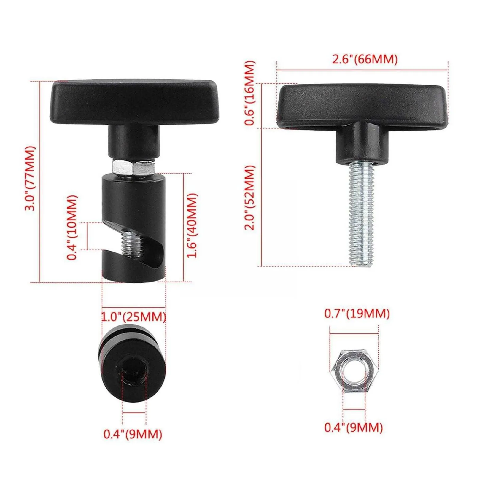 Car Other Auto Electronics New Aluminum Hood Holder Trunk Air Pressure Anti-Slip Fixing Lifting Clamp Rod Tools Support Lift Engine E Dh2Vx