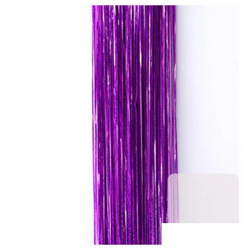 Party Decoration Event Supplies Party Decoration Foil Edge Shiny Rain Curtains Birthday Wedding Decorations Pography Background Curtai Dhhkf