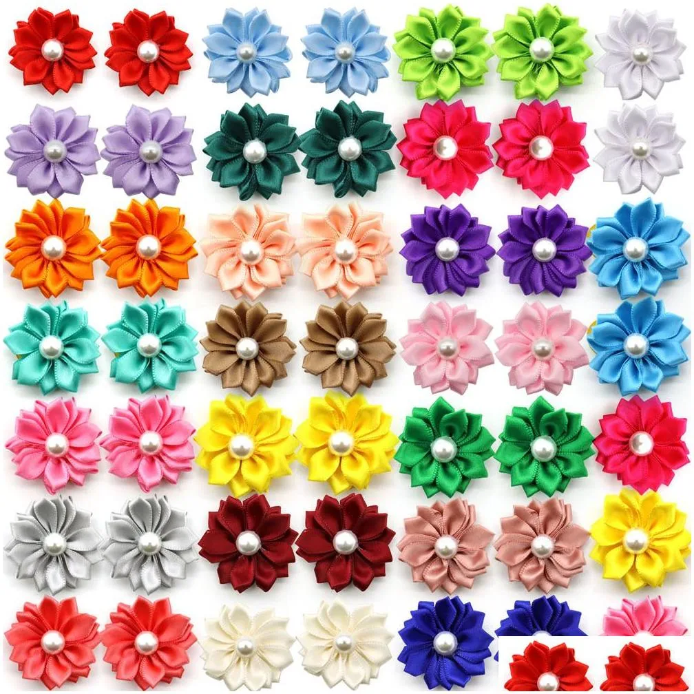 Dog Apparel Head Flower Bowknot Jewelry Hair Accessories Cat Grooming Hairs Various Styles Pet Supplies Drop Delivery Dhj0X