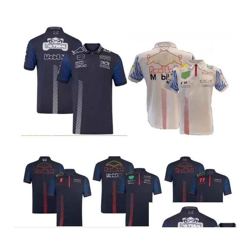 Motorcycle Apparel F1 Racing Shirt Summer Team Short Sleeve Same Style Customised Drop Delivery Automobiles Motorcycles Motorcycle Acc Dh258