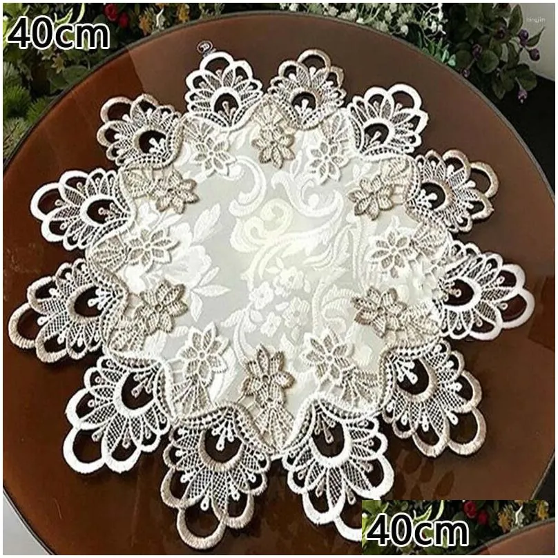 table cloth soft tablecloth decoration durable round s/m/l/xl dining cover dustproof floral home festival high quality