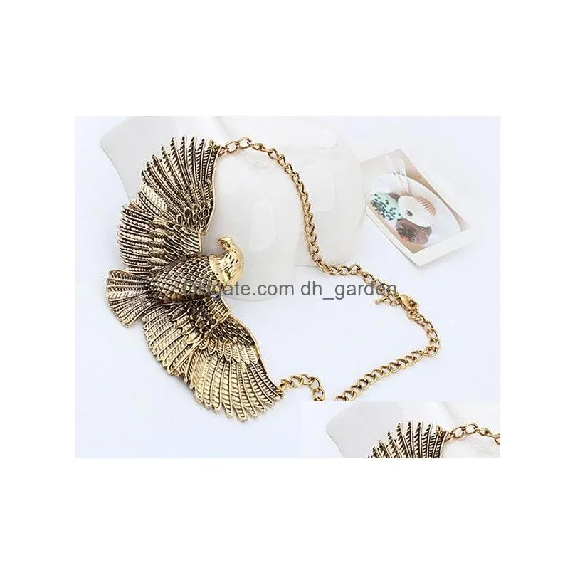 European Style Fashion The  Expanded Its Wings Choker Bib Necklace