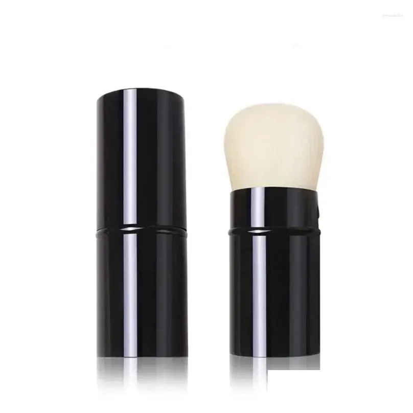 makeup brushes multifunctional retractable kabuki brush blush bronzer buffing powder foundation sunscreen with lid