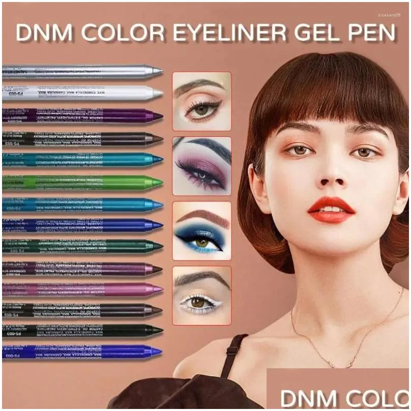 tattoo inks /pack double-headed pen waterproof and durable non-marking eyebrow pencil oil-proof not blooming nature eyeliner