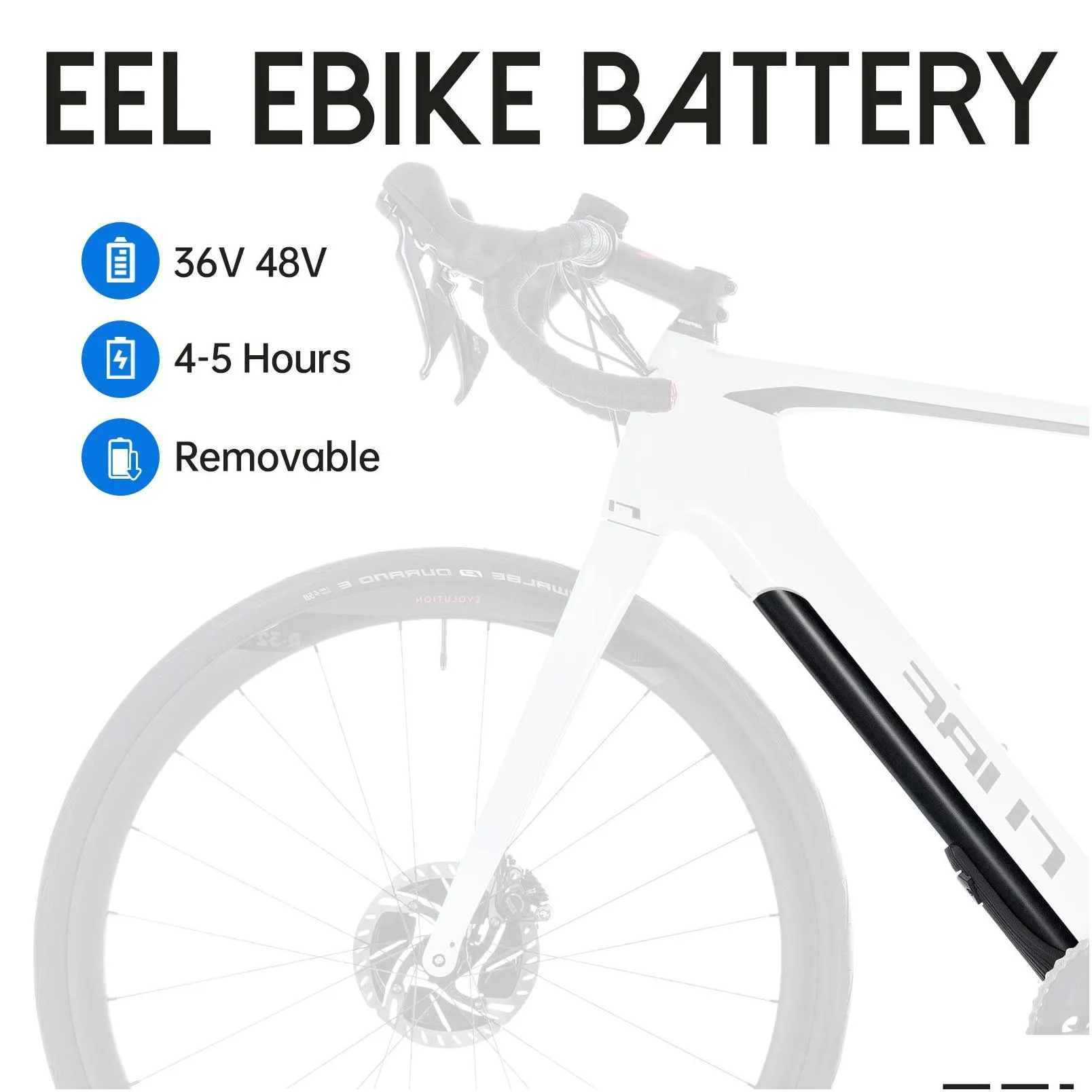 48v reention eel pro replacement electric bike hidden battery 10.4ah 14ah for leon cycle ncm moscow m3 magnum bike