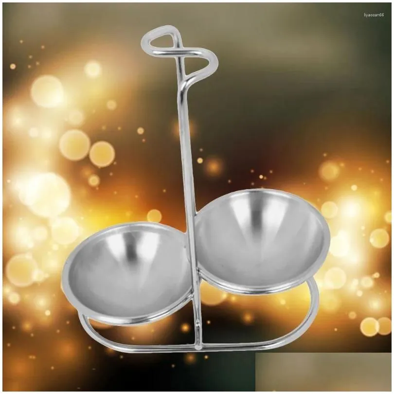 dinnerware sets stainless steel spoon rest soup ladle colander holder stand rack for kitchen countertops table (with tray)