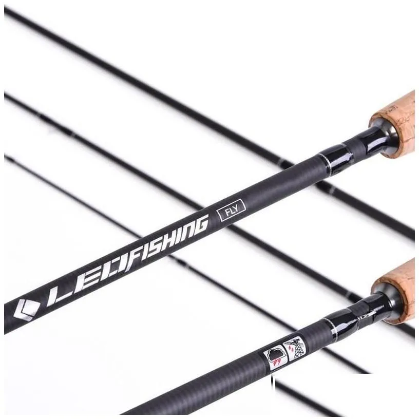 spinning rods four-section fly fishing rod 9 feet 2 7 meters m 4 optional comfortable non-slip strong pling force lightweight2901 drop