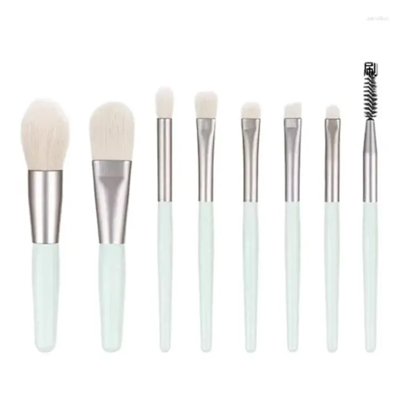makeup brushes 8pcs/pack professional brush set beauty portable soft fluffy eyeshadow blending concealer mini size tool