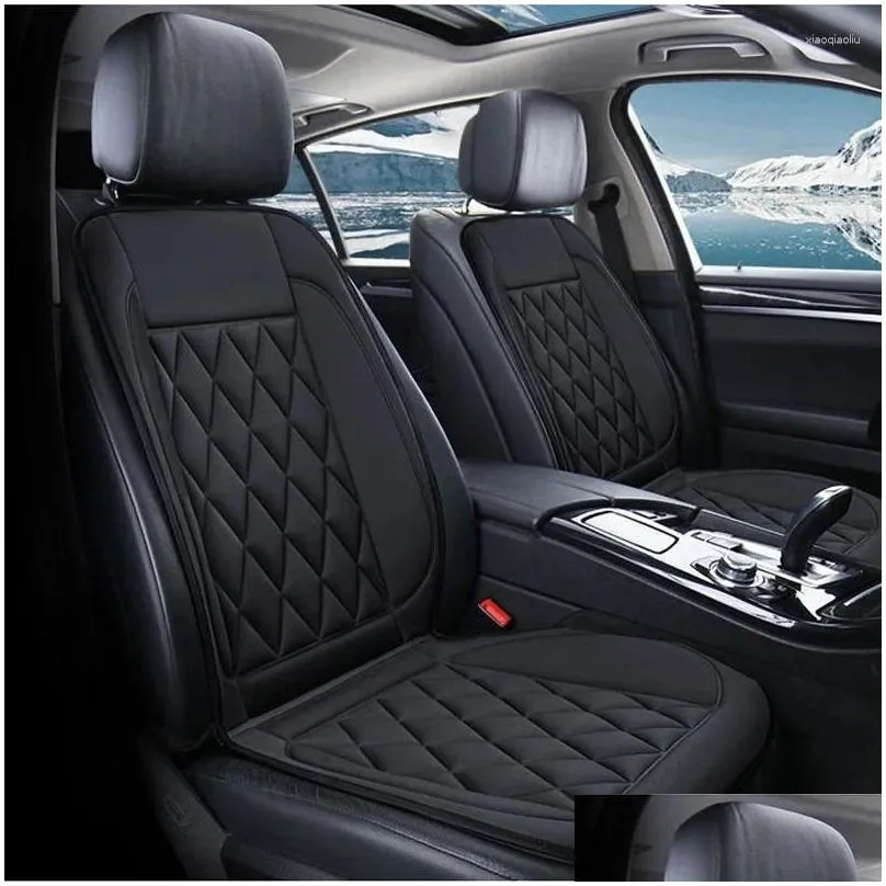 car seat covers 12v heated seats cushion winter warmer heater heating accessories pads universal