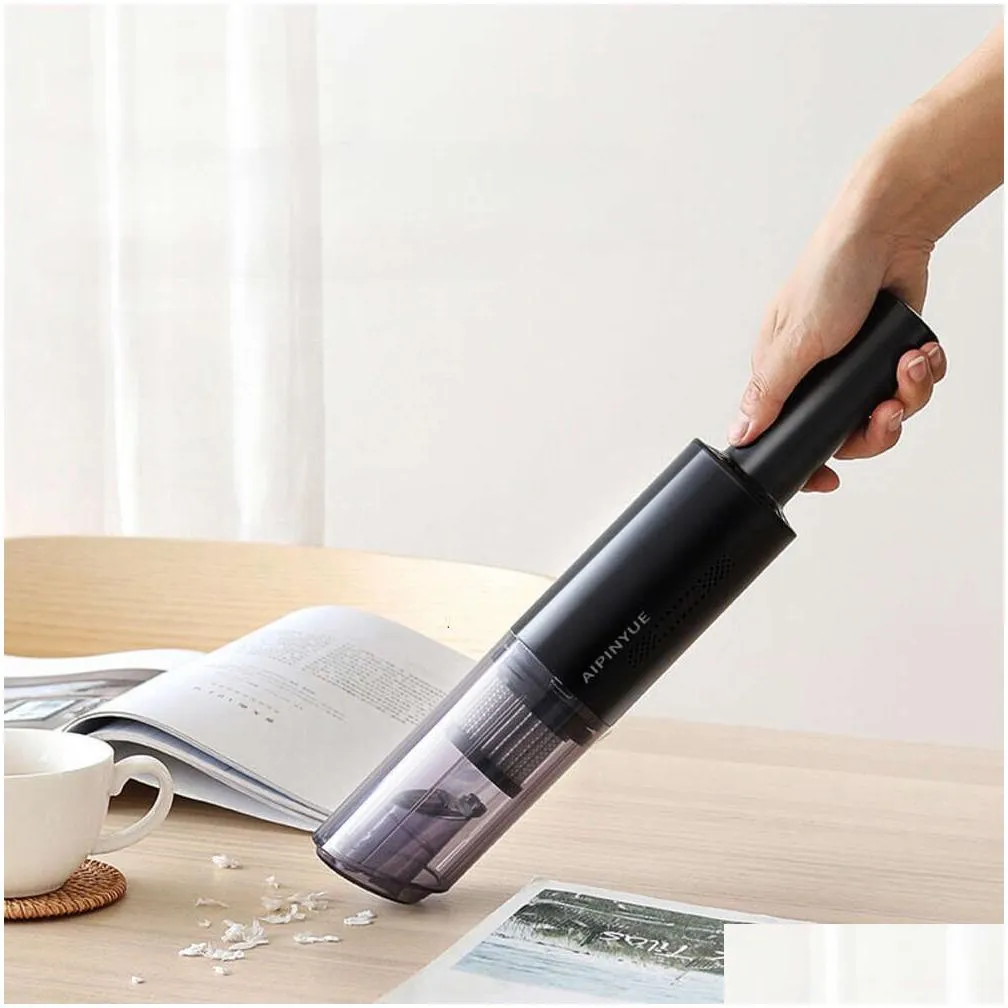 Other Interior Accessories New 6000Pa Wireless Car Vacuum Cleaner Cordless Handheld Home Dual Use Mini With Built-In Battrery Drop Del Dh9Zg