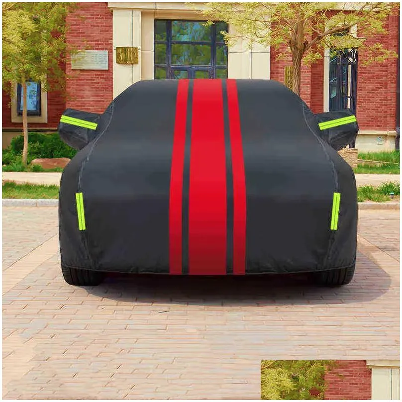 car cover waterproof body covers outer dust covered oxford cloth sunscreen rainproof heat insulation for bmw ford mustang honda