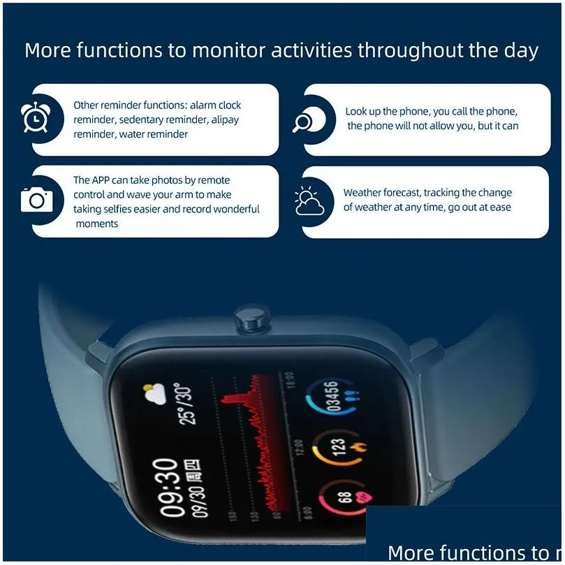 id p8 smart watch men watchs women ip67 waterproof fitness tracker sport heart rate monitor full touch smartwatchs for amazfit gts