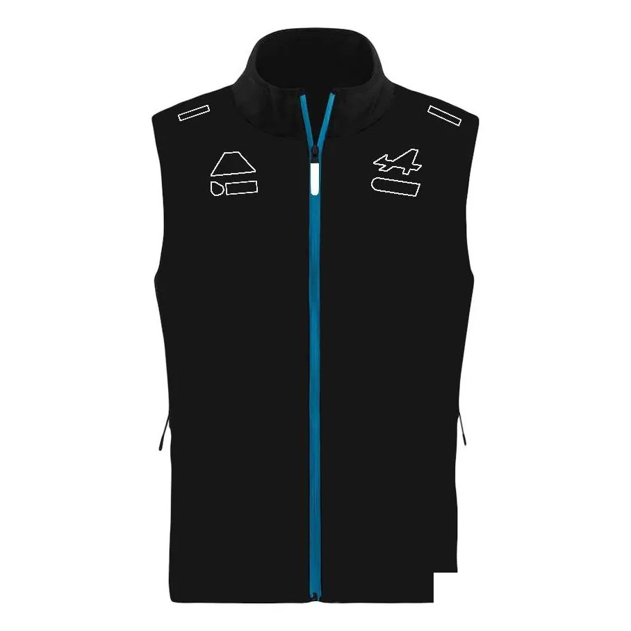 f1 racing suit 2024 new team vest autumn and winter men`s clothing team with the same customization