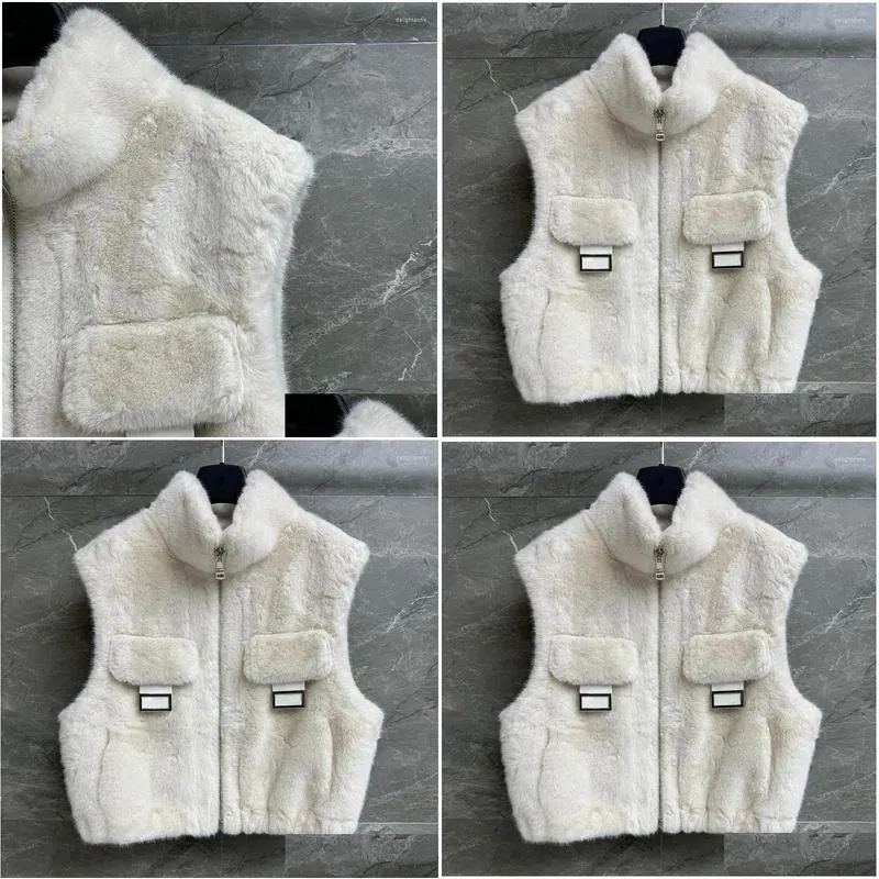 women`s vests sleeveless white zippered vest style comfortable casual