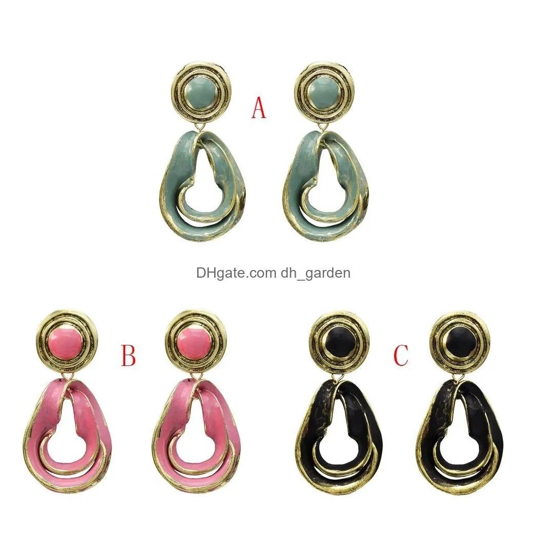 Fashion Geometric Drop Earrings for Women Bridal Wedding Party Jewelry Gift Women Jewelry Gift
