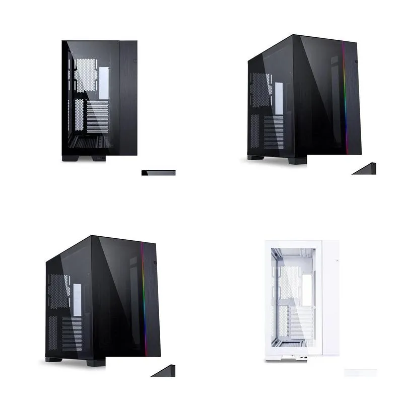 computer cases dynamic evo case pc gaming cabinet supports atx matx e-atx boards black/white/grey drop delivery computers networking c