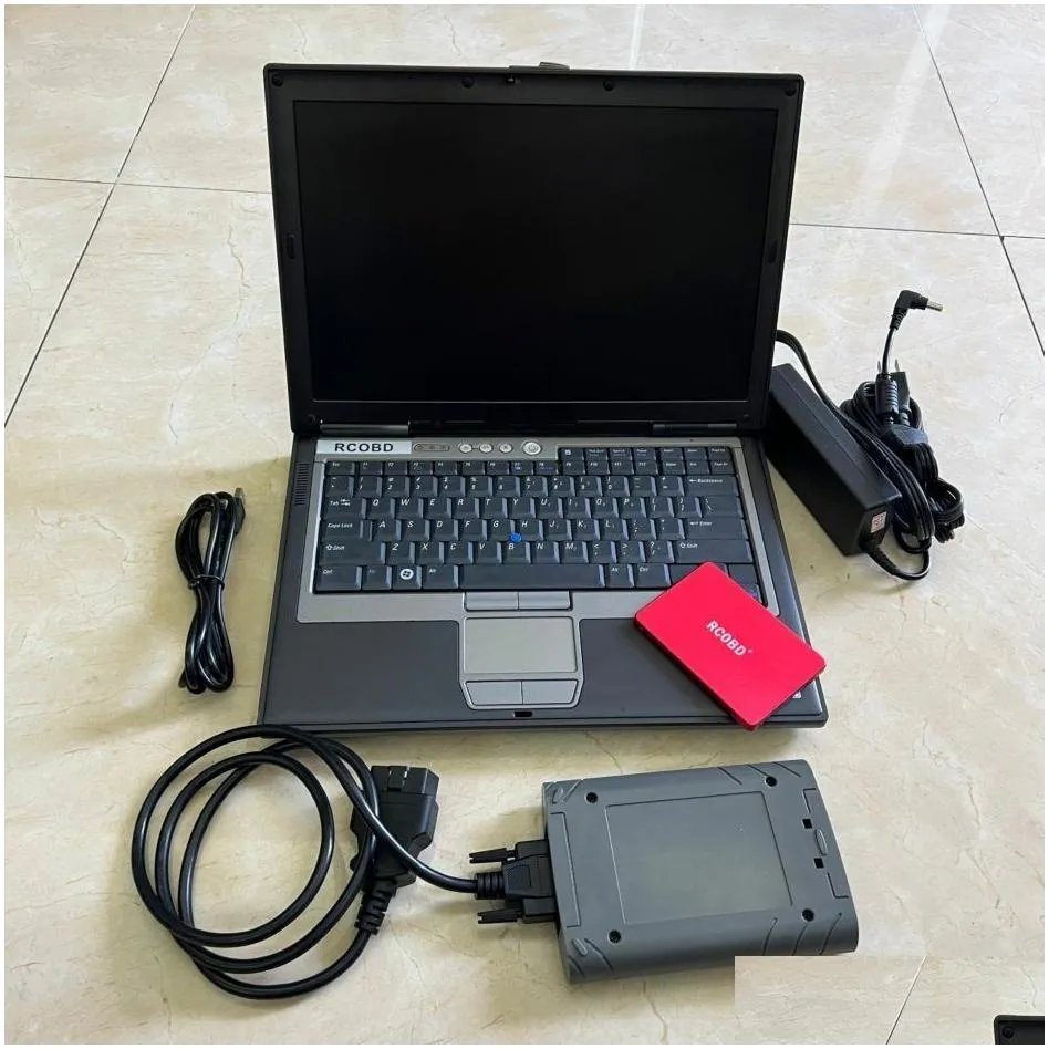 gts tis it3 otc scanner for  auto diagnostic tool in laptop d630 ready to use full set