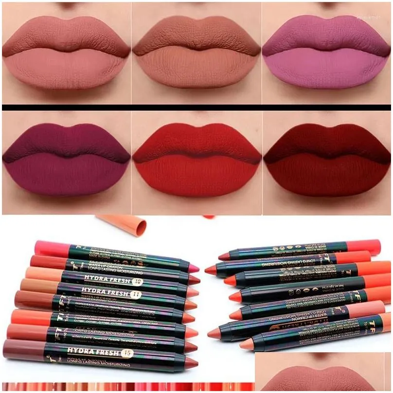 lip gloss matte lipstick moisturizing soft mist tint waterproof color rendering no-stick cup glaze lips liner pencil