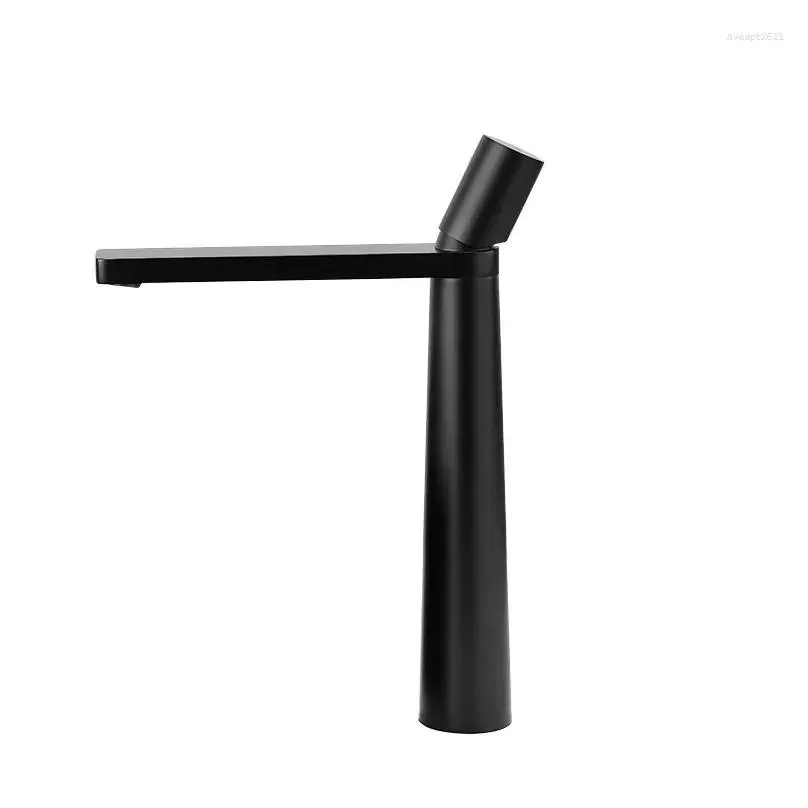 bathroom sink faucets faucet mixer cold water waterfall basin brass black white bath deck mounted washbasin tap