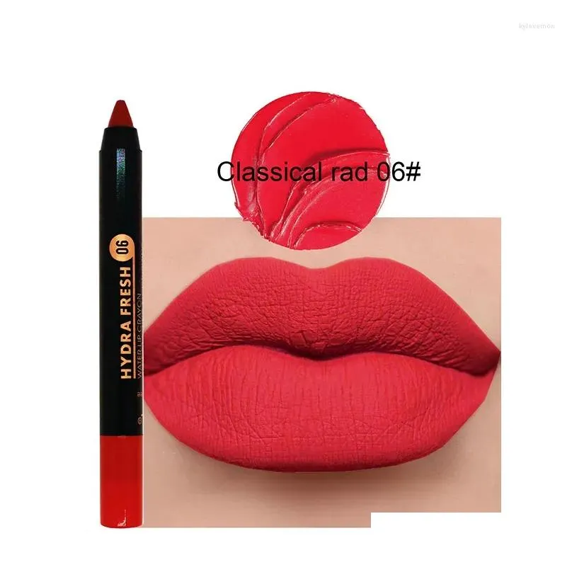 lip gloss matte lipstick moisturizing soft mist tint waterproof color rendering no-stick cup glaze lips liner pencil