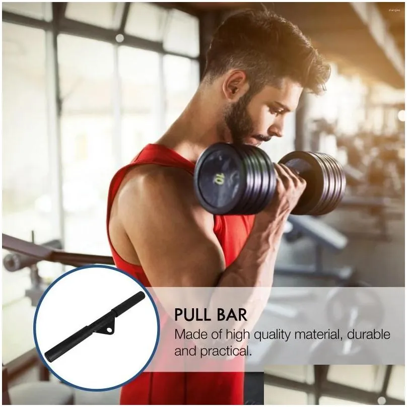 accessories fitness bar heavy duty tension rod triceps trainer drop exercising pull back lever gym steel equipment