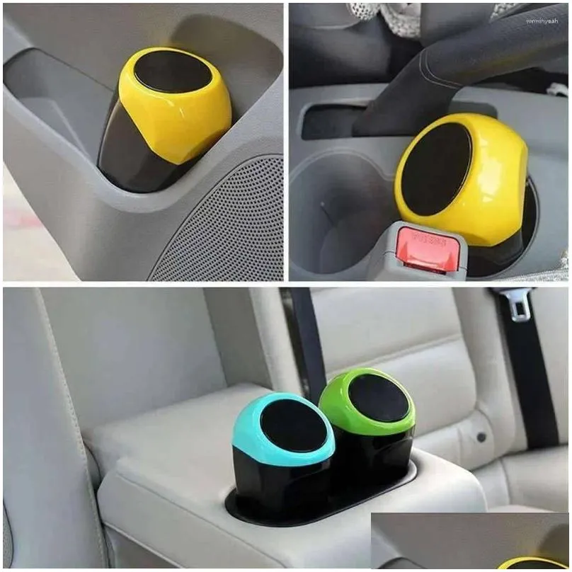 interior accessories mini car trash can for home office in