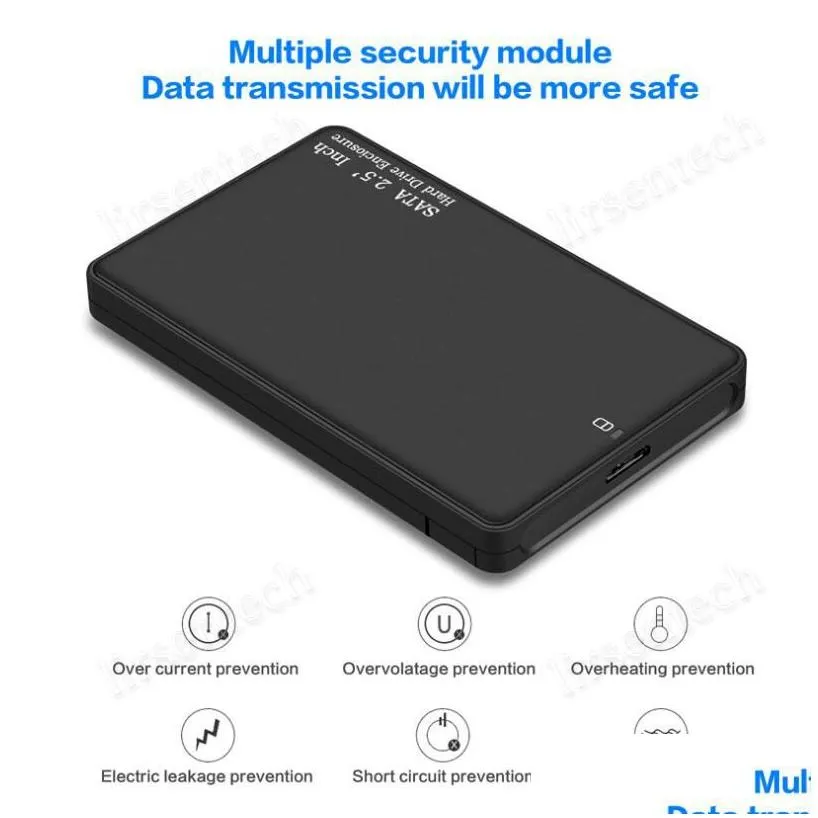 2.5 inch usb3.0/usb2.0 hard drive case hdd ssd case usb to sata adapter external hard disk enclosure