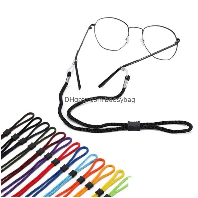 Candy Color Adjustable Travel Sports Glasses Rope Eyeglasses Chain For Women Men Sunglasses Eyewear Fashion Accessories
