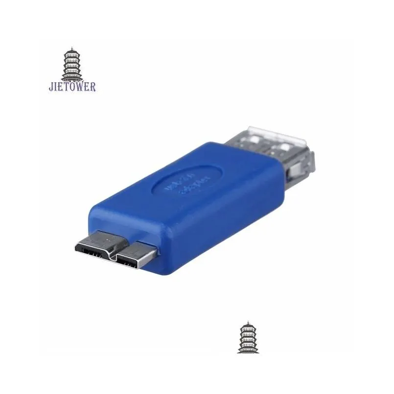 standard usb3.0 usb 3.0 type a female to micro b male a to micro adapter convertor connector blue note3 otg