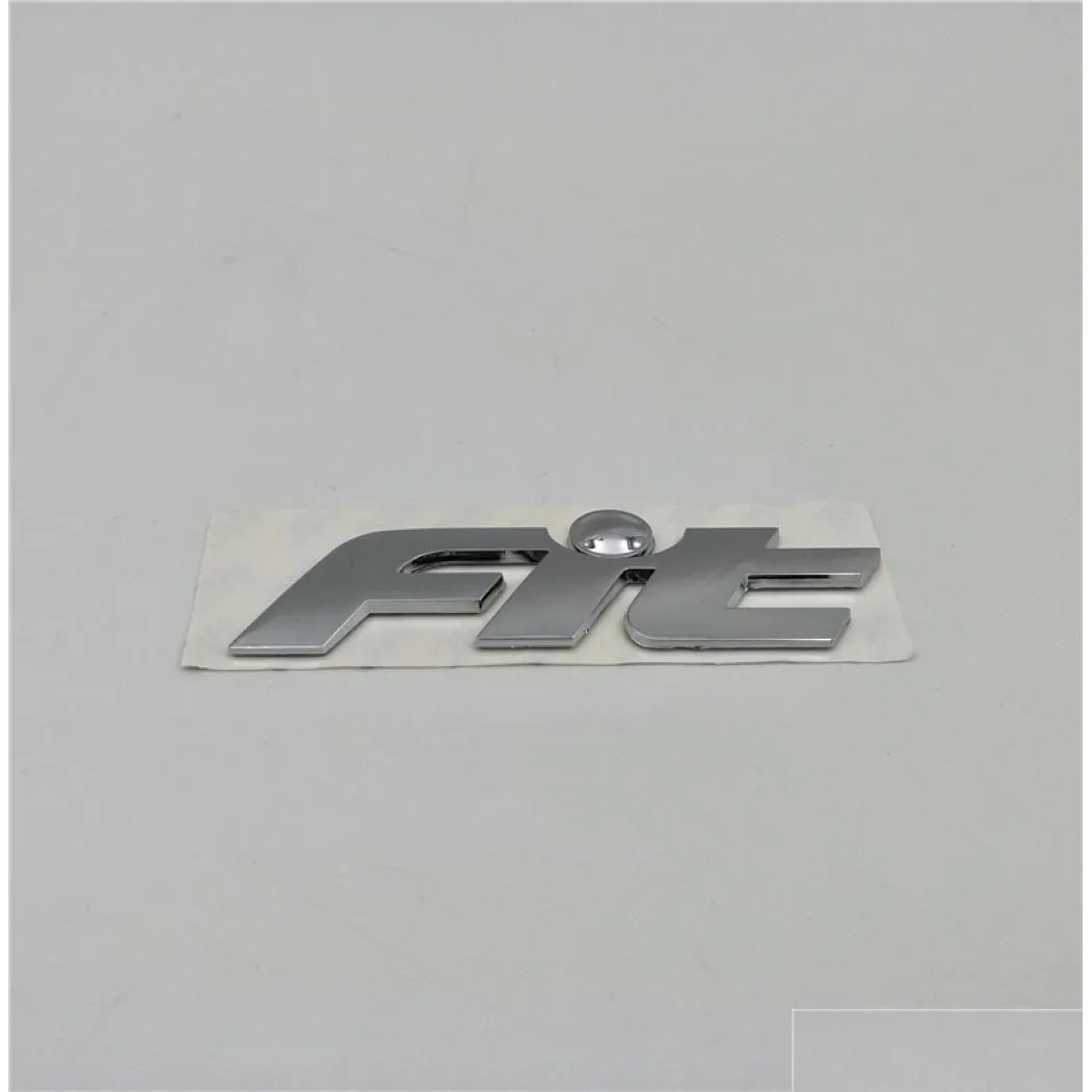 for honda fit jazz rear tailgate emblems tail logo sign marks with silver dot1247231