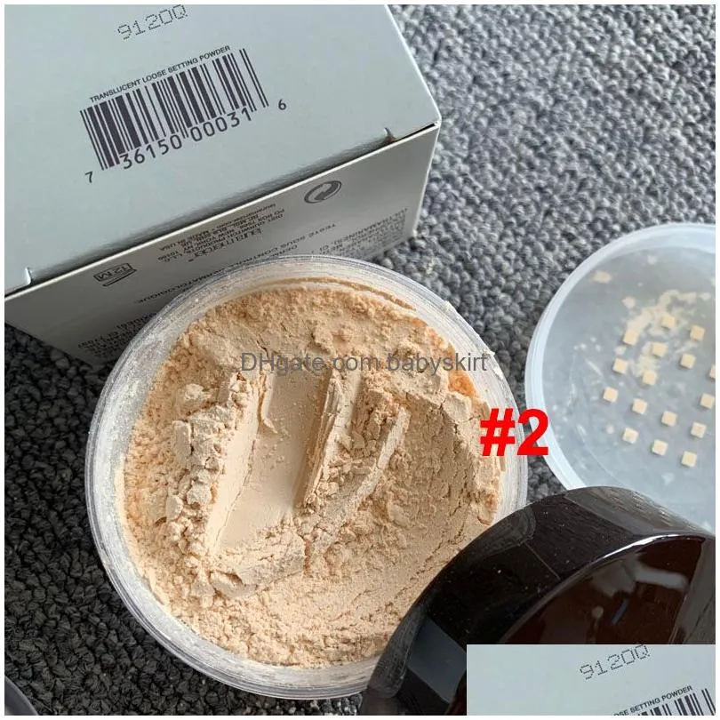 Face Powder Top Quality Mercier Translucent Loose Setting Powder Makeup Face Min Pore Pouder Libre Fixante Brighten Concealer Drop Del Dhgal