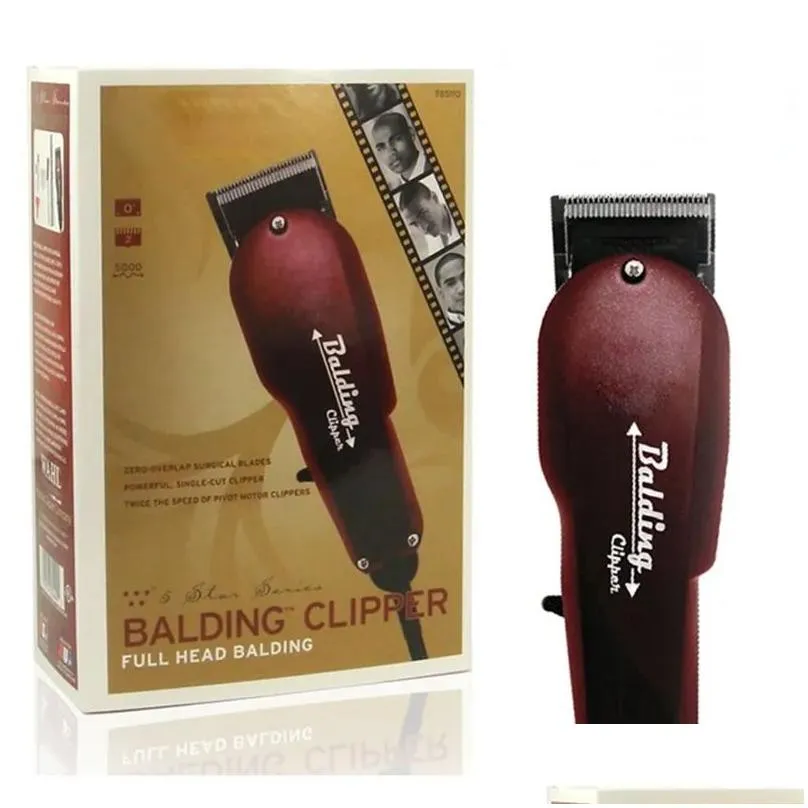 8110 blading clippers metal hairs clipper hair trimmers electric razor men steel head shaver red eu uk us plug