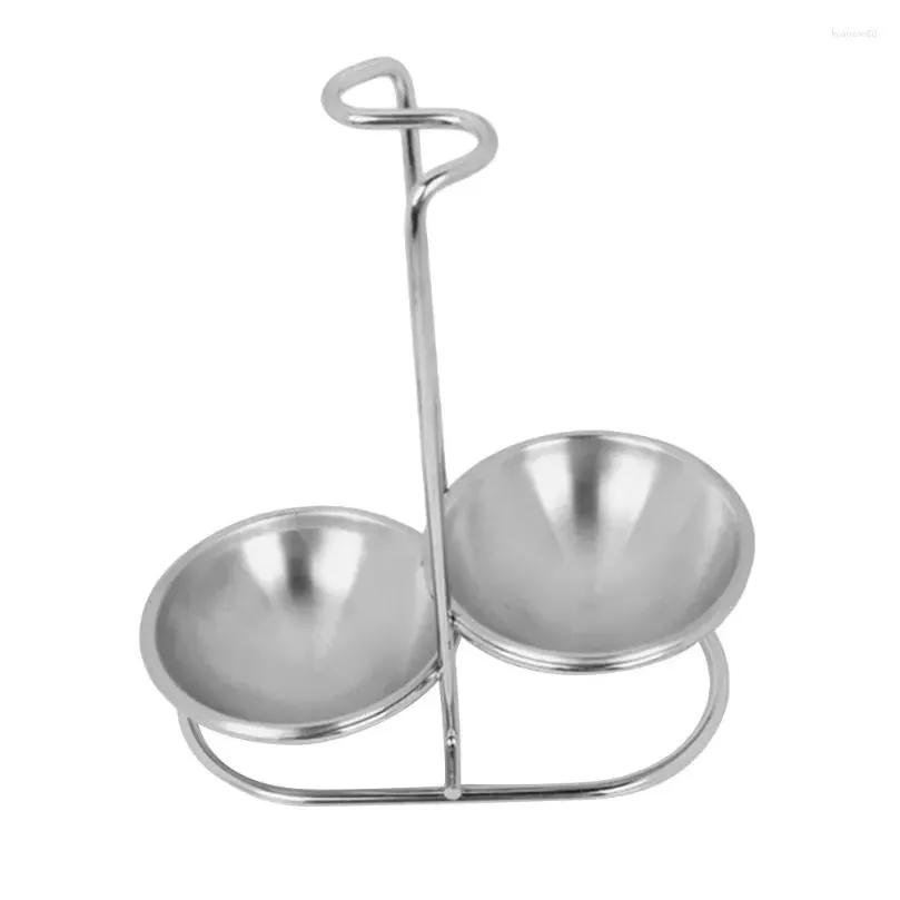 dinnerware sets stainless steel spoon rest soup ladle colander holder stand rack for kitchen countertops table (with tray)