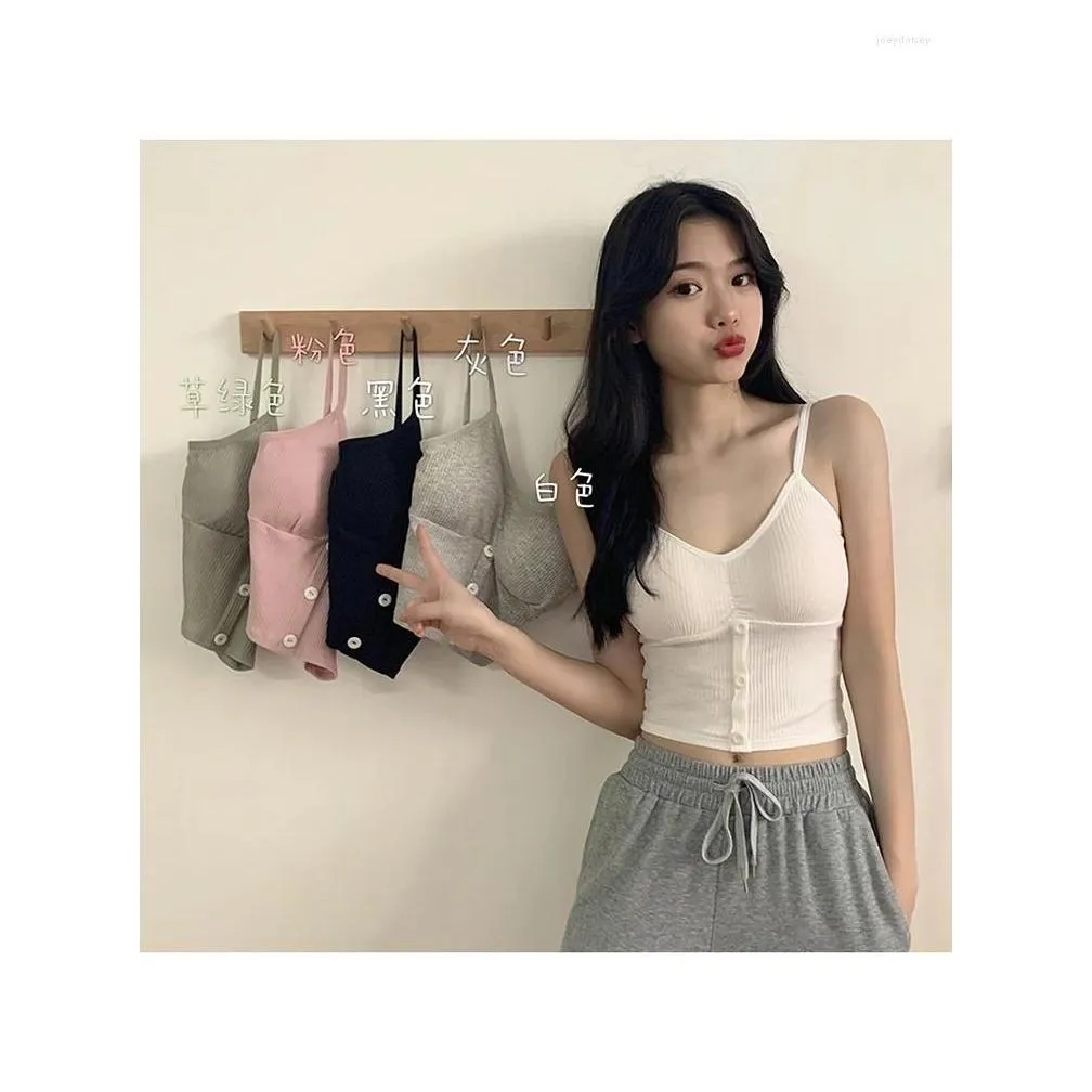 women`s tanks woman knitted tank top women strap vest sexy female knitting crop drop